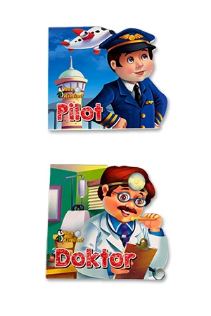 0-3 Yaş İlk Karton Kitaplarım - Pilot - Doktor