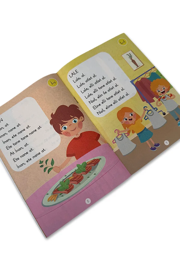 1. Sınıf Anetil İlk Okuma Yazma Seti - 10 Kitap  - 3