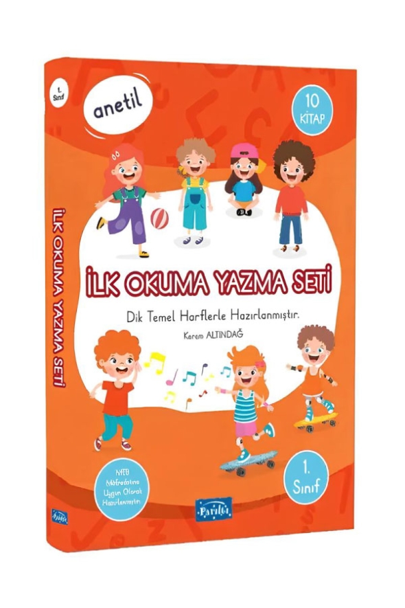 1. Sınıf Anetil İlk Okuma Yazma Seti - 10 Kitap  - 1