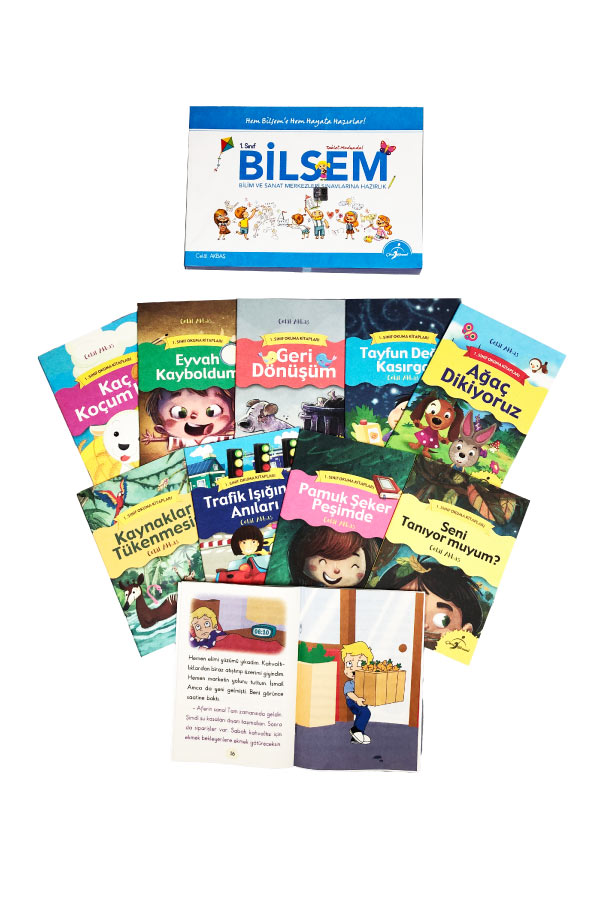 1. Sınıf Bilsem ve Okuma Seti - 11 Kitap - 1
