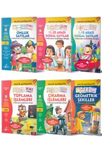1. Sınıflar İçin Pratik Matematik Serisi 6 Kitap - Meb Müfredatına Uygun