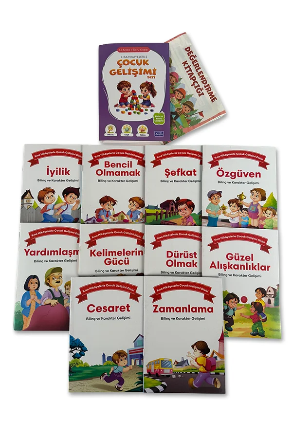 1 ve 2. Sınıf Kısa Hikayelerle Çocuk Gelişim Seti - 10 Kitap - 1