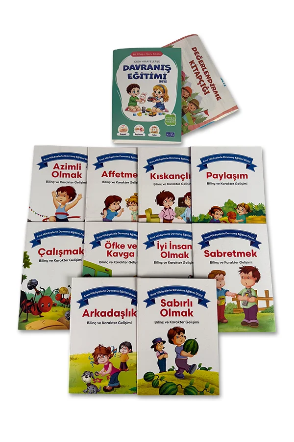 1 ve 2. Sınıf Kısa Hikayelerle Davranış Eğitimi Seti - 10 Kitap - 1