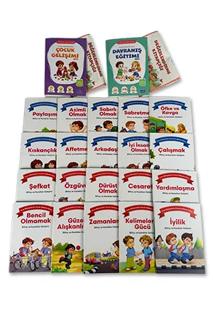 1 ve 2. Sınıf Kısa Hikayelerle Güçlü Karakter Seti - 20 Kitap