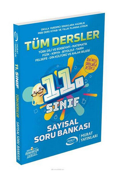 11. Sınıf Sayısal Tüm Dersler Soru Bankası - Murat Yayınları - 1