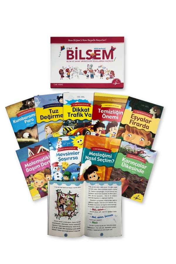 2. Sınıf Bilsem ve Okuma Seti - 11 Kitap - 1