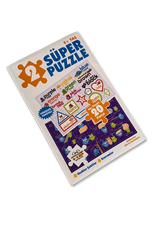 2 Yaş+ Bakteri Üretmeyen Eva Puzzle - Renkler Şekiller ve Kavramlar 