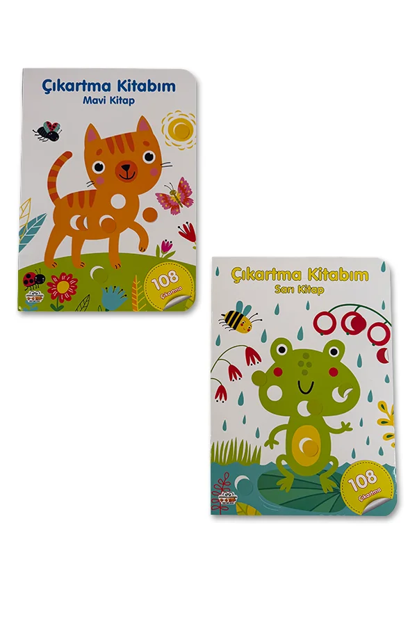 3-4 Yaş Renk Eşleştirme ve İnce Motor Sticker Seti - 2 Kitap - 1