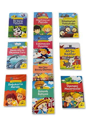 3. Sınıf Okuma Kitapları Seti - 10 Kitap - 640 Sayfa