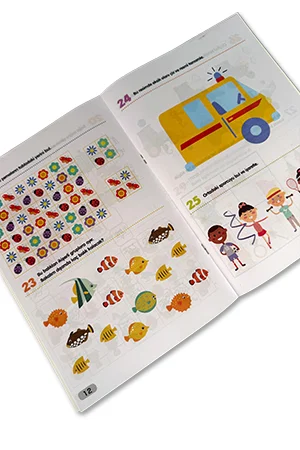 365 Dikkat ve Zeka Güçlendirici Etkinlikler Seti 8 Kitap 3-6 Yaş Çocuklar İçin - 2