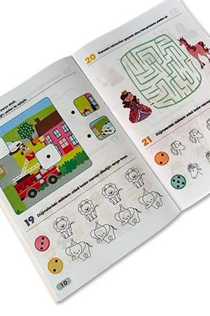 365 Zeka Geliştirici Aktivite Seti 8 Kitap 4 Yaş ve Üzeri Çocuklar İçin - 3
