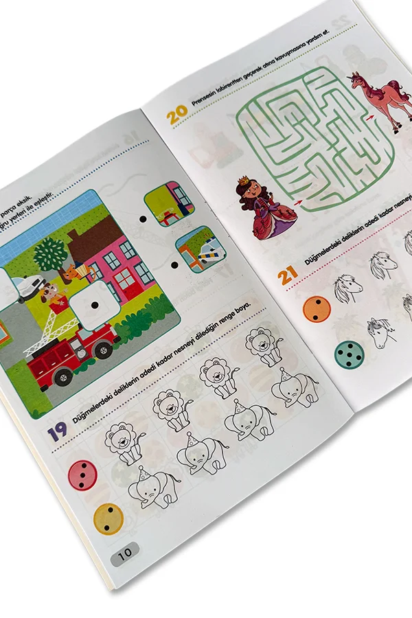 365 Zeka Geliştirici Aktivite Seti 8 Kitap 4 Yaş ve Üzeri Çocuklar İçin - 3