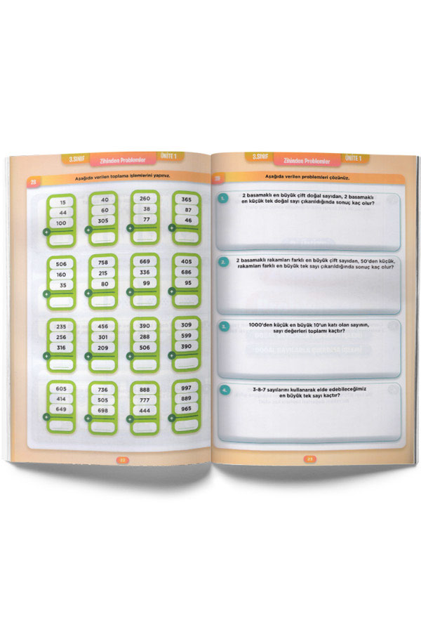 3.Sınıf Okuma ve Zihinden Problemler Seti - 11 Kitap - 4