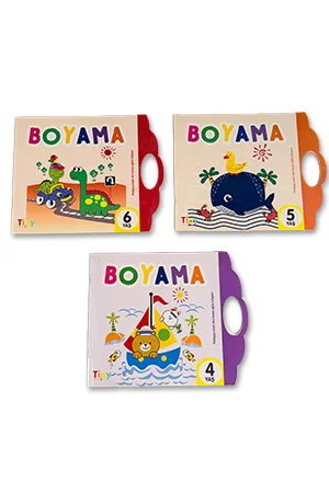 4-5-6 Yaş Çantalı Boyama ( 3. Hamur Baskı )