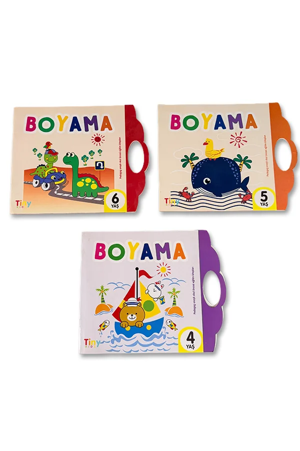 4-5-6 Yaş Çantalı Boyama ( 3. Hamur Baskı ) - 1
