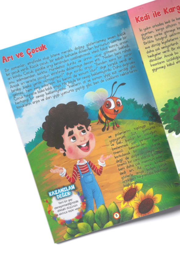 4+ Yaş Değerler Eğitimi Seti 8 Adet Dergi Boy Kitap - 3
