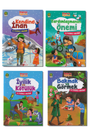 4+ Yaş Değerler Eğitimi Seti 8 Adet Dergi Boy Kitap - 5
