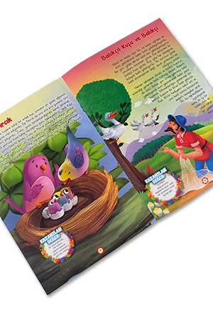 4+ Yaş Değerler Eğitimi  Toplam 112 Farklı Hikaye - 8 Kitap  - 4