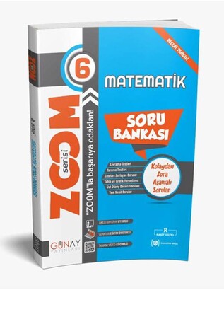 6.Sınıf Matematik Zoom Soru Bankası Günay Yayınları