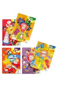 Aktiviteli Boyama Kitapları Set 1 - 5 Kitap