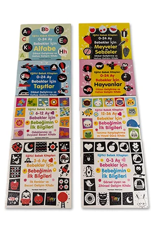 Bebeğimin İlk Bilgi ve Eğitici Kitapları - 8 Kitap (3. Hamur Baskı)