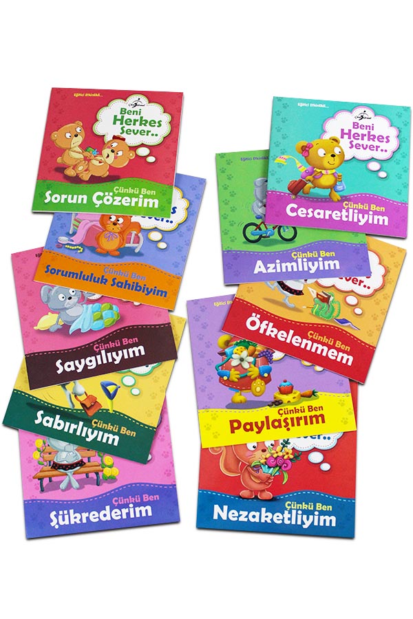 Beni Herkes Sever Aktiviteli Değerler Eğitimi Serisi - 10 Kitap - 1