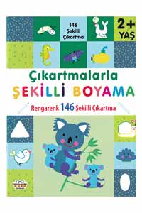 Çıkartmalarla Şekilli Boyama - Rengarenk 146 Şekilli Çıkartma