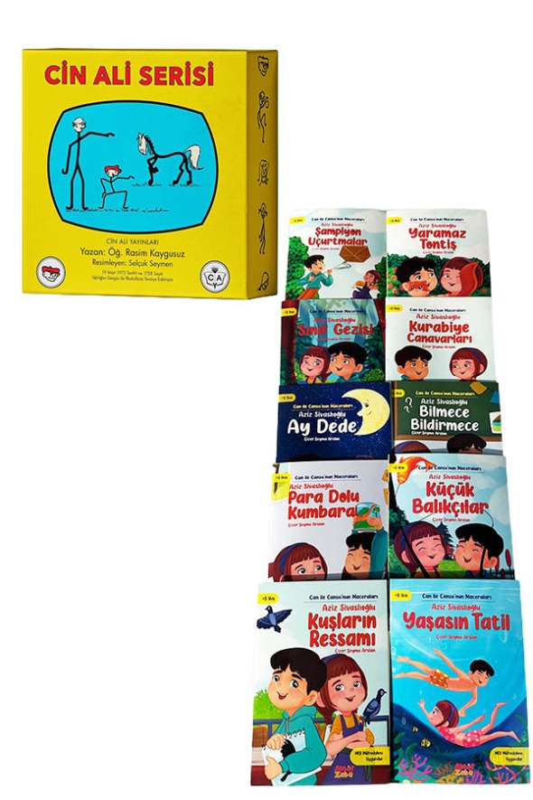 Cin Ali ve Can ile Cansu 20 Kitap - 1