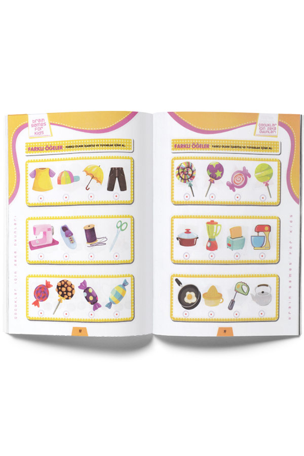 Çocuklar İçin Zeka Soruları - 4 Kitap - 96 Sayfa - 4