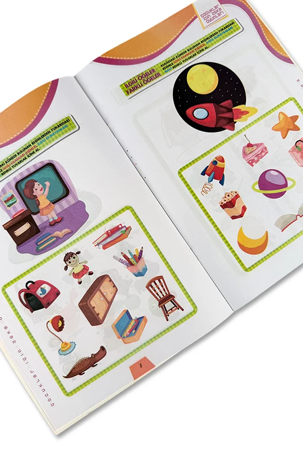 Çocuklar İçin Zeka Soruları - 4 Kitap - 96 Sayfa - 2