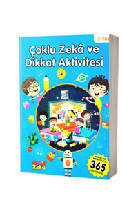 Çoklu Zeka ve Dikkat Aktivitesi 5 Yaş - Mavi Kitap