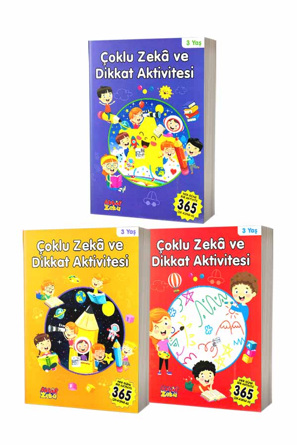 Çoklu Zeka ve Dikkat Aktivitesi Seti - 3 Yaş - 1