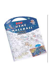 Dev Uzay Macerası Boyama Posteri