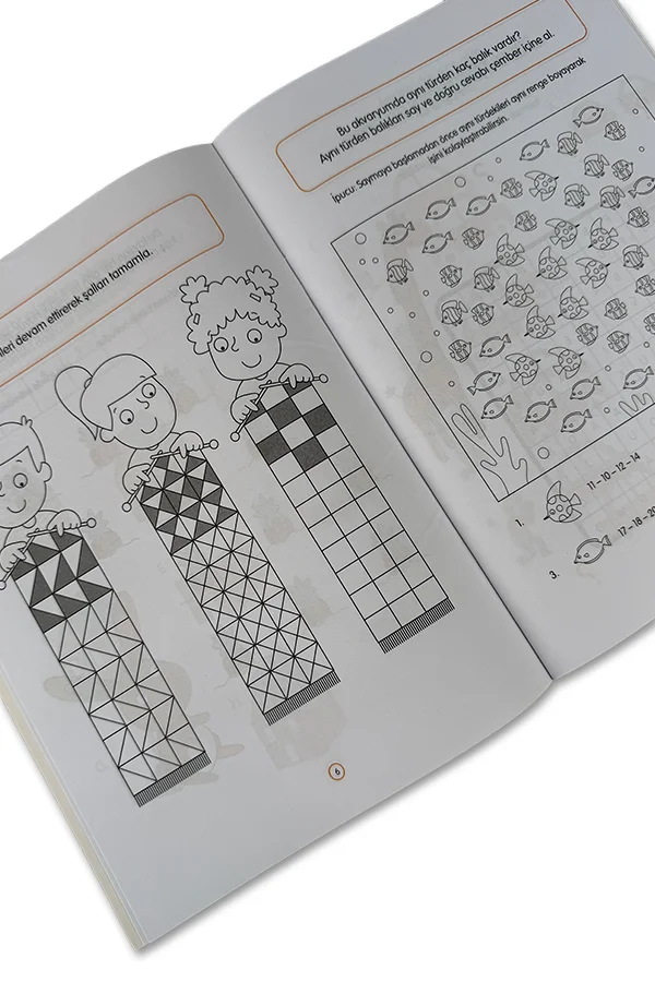 1.Sınıf Odak Geliştirici Matematik Etkinlikleri - Matematik Küpü Hediyeli - 5