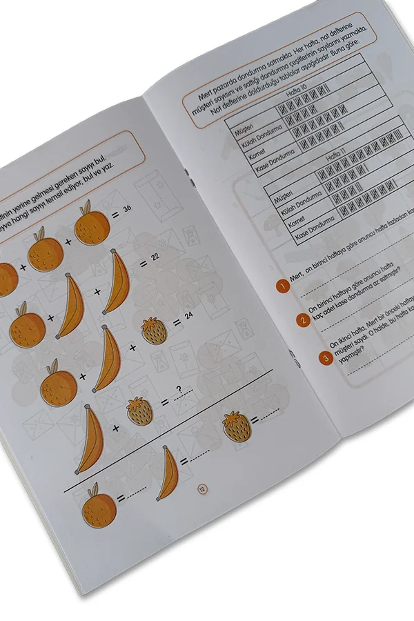 1.Sınıf Odak Geliştirici Matematik Etkinlikleri - Matematik Küpü Hediyeli - 6