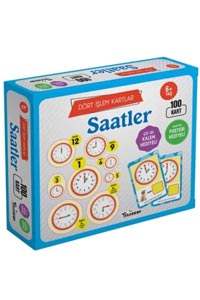 Dört İşlem Kartlar Saatler 6  Yaş
