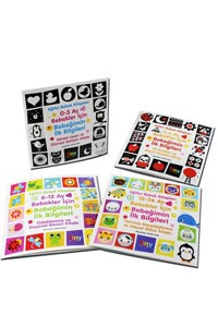 Eğitici Bebek Kitapları Seti - 4 Kitap