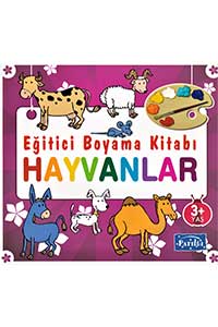 Eğitici Boyama Kitabı - Hayvanlar - Parıltı Yayınları