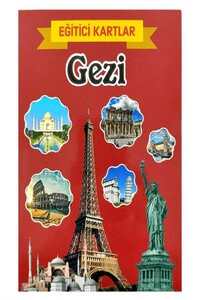 Yaz -Sil Eğitici Kartlar - Gezi