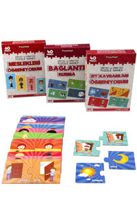 Eğitici ve Öğretici Puzzle Games - 140 Parça ( 3Yaş) Set-2
