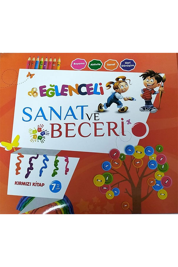 Eğlenceli Sanat ve Beceri - Kırmızı Kitap - 1