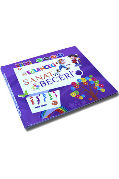 Eğlenceli Sanat ve Beceri - Mor Kitap - 1