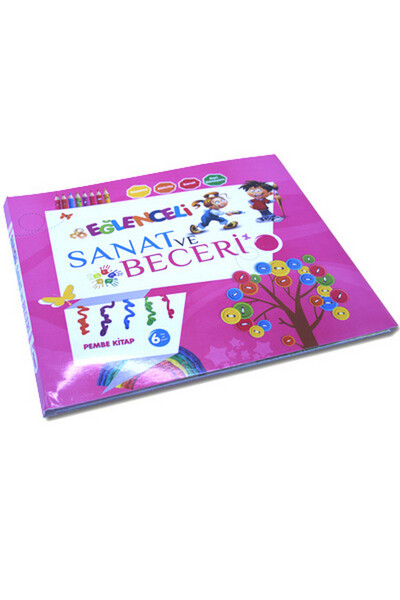Eğlenceli Sanat ve Beceri - Pembe Kitap - 1