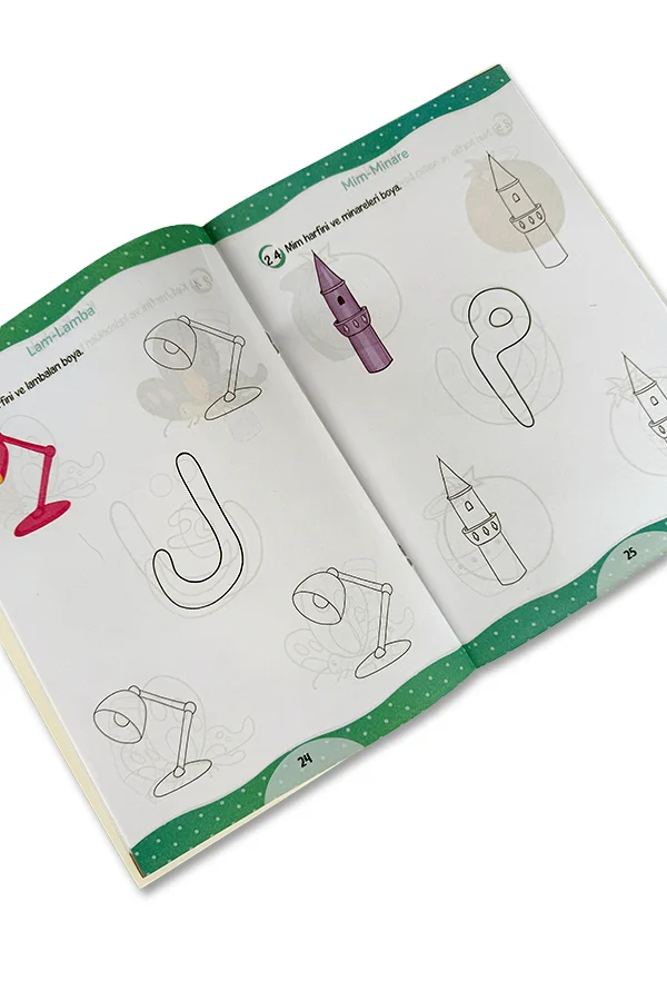 4+ Yaş Elif Ba Etkinlik Kitabım Seti - 4 Kitap - 2