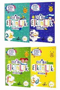 Elif Ba Etkinlik Kitabım Seti (4+ Yaş) - 4 Kitap