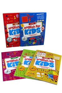 English For Kids / Çocuklar İçin İngilizce Etkinlik ve Aktivite Seti  - 5 Kitap