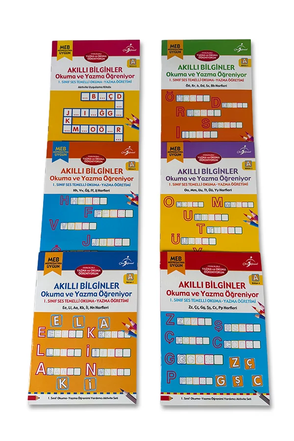 1. Sınıfa Evde Hazırlık - Meb Müfredatına Uygun - 6 Kitap - 1