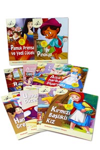 Hikayeli. Boyamalı ve Aktiviteli Dünya Masalları Serisi -  10 Kitap