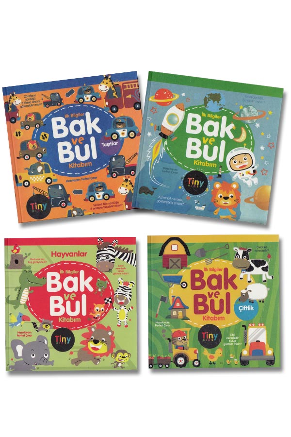 İlk Bilgiler Bak ve Bul Kitabım Seti - 4 Kitap - 1