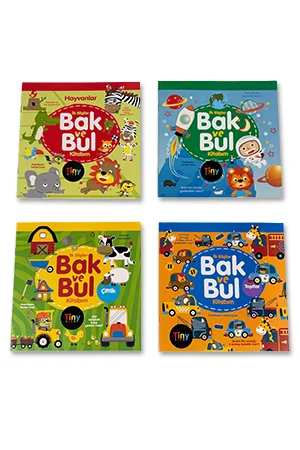 2-4 Yaş Bebeğimin İlk Farkındalığı - Bak ve Bul  - 4 Kitap
